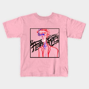 Purple person Kids T-Shirt